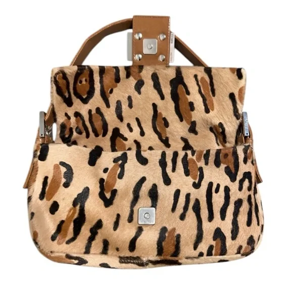 Fendi Pony Hair Leopard Baguette - Picture 5 of 9